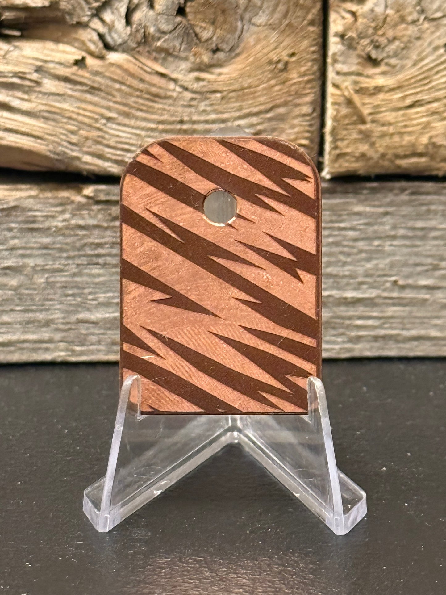 Lightning-Patterned Glock Magazine Base Plate (Copper) – Strike with Power