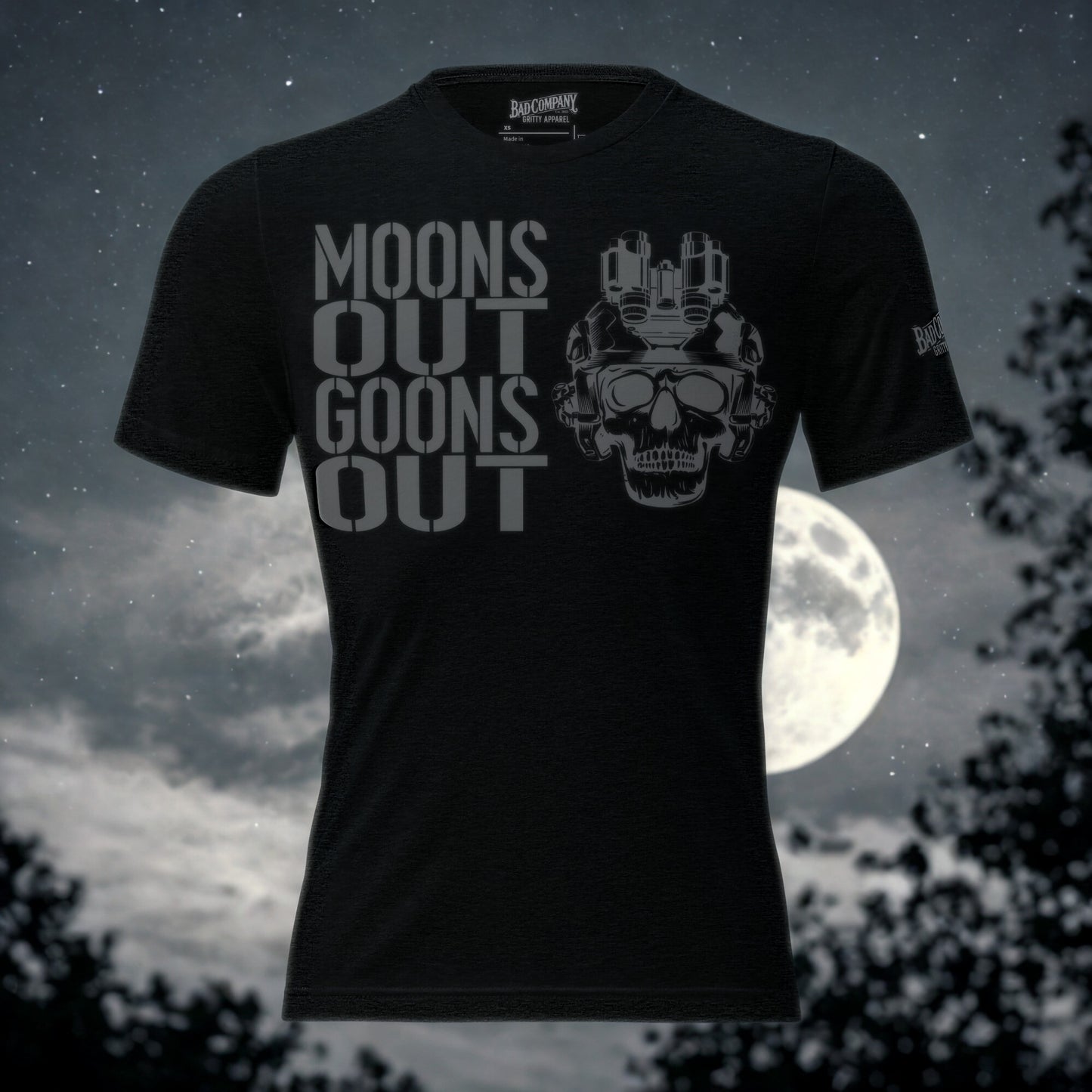 Moons Out Goons Out - Short sleeve t-shirt