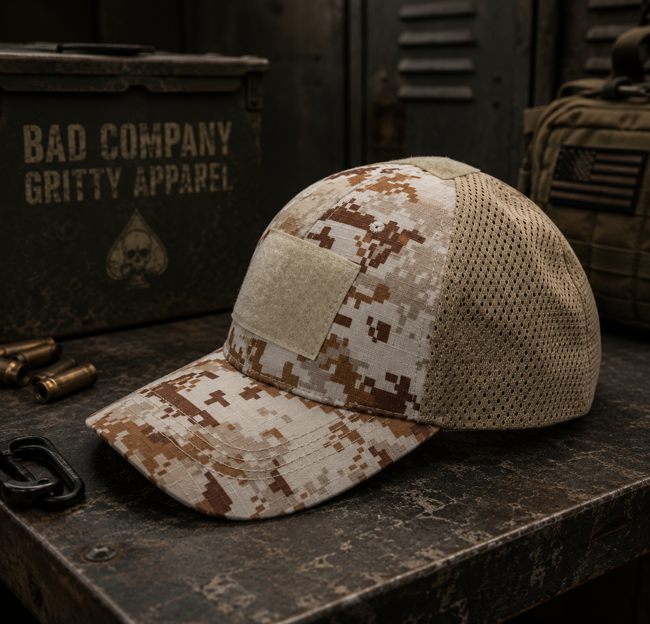 Bad Days Tactical Mesh Hat - Digital Camo