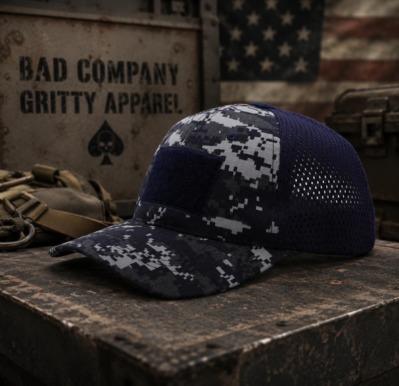 Bad Days Tactical Mesh Hat - Digital Camo