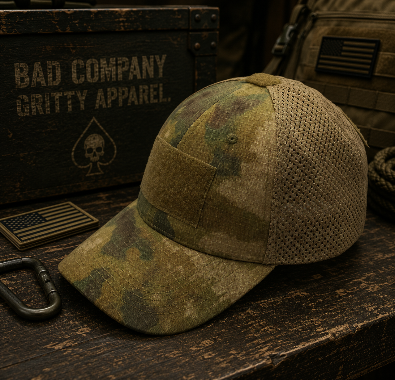 Bad Days Tactical Mesh Hat - Camo