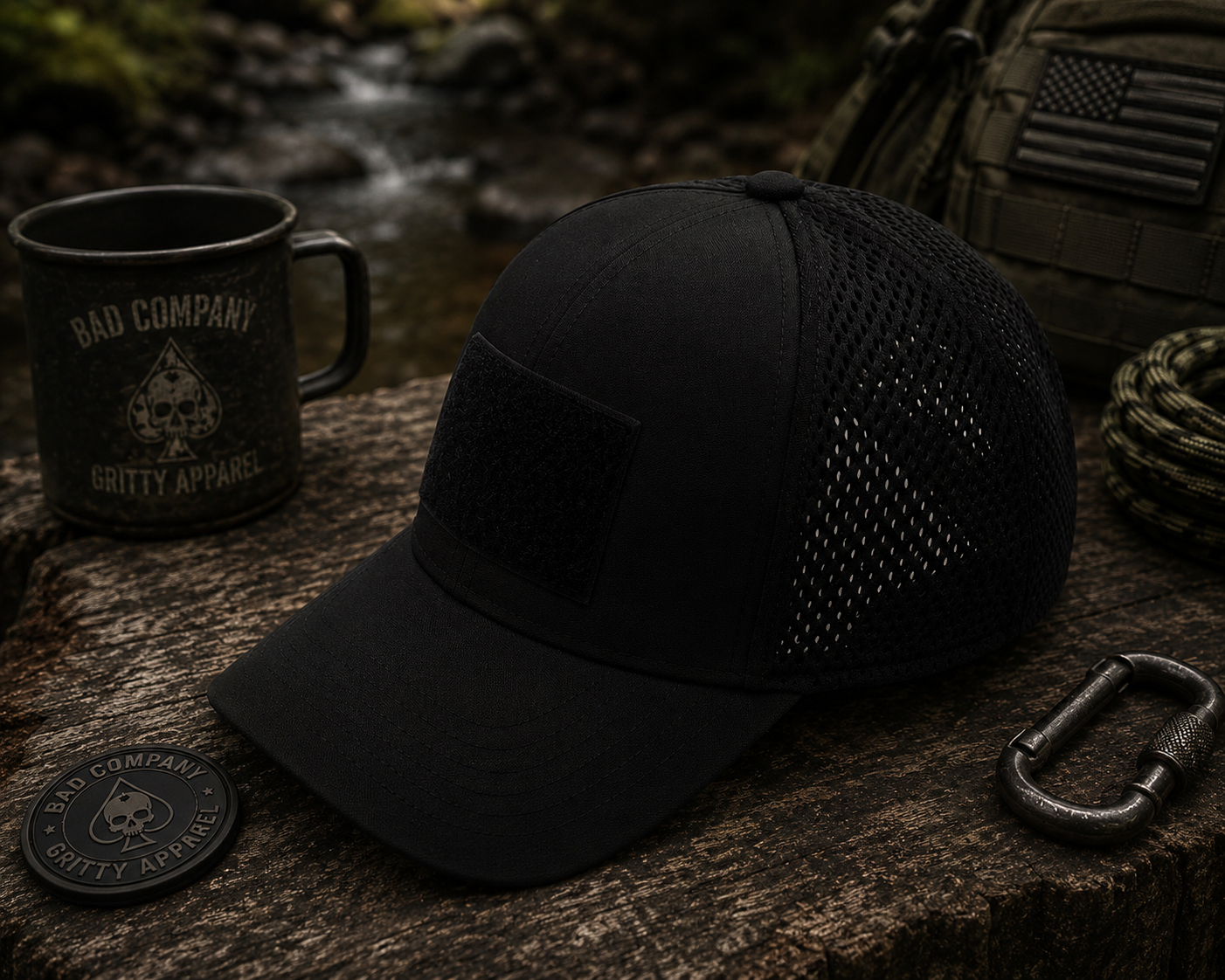 Bad Days Tactical Mesh Hat - Solid Colors