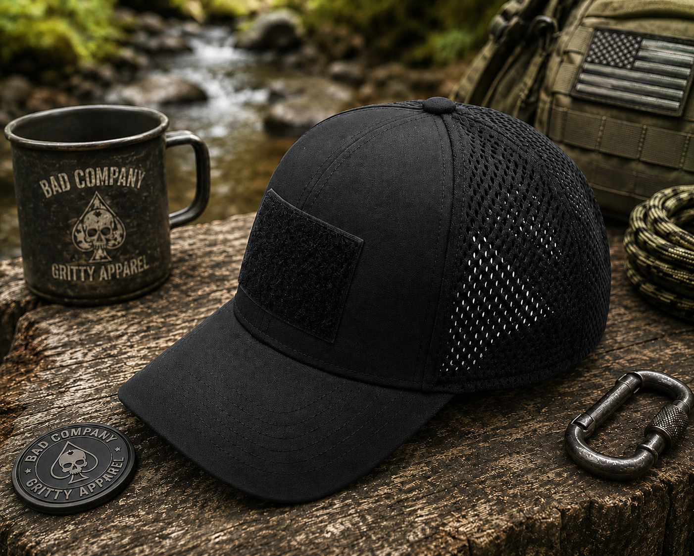 Bad Days Tactical Mesh Hat - Solid Colors