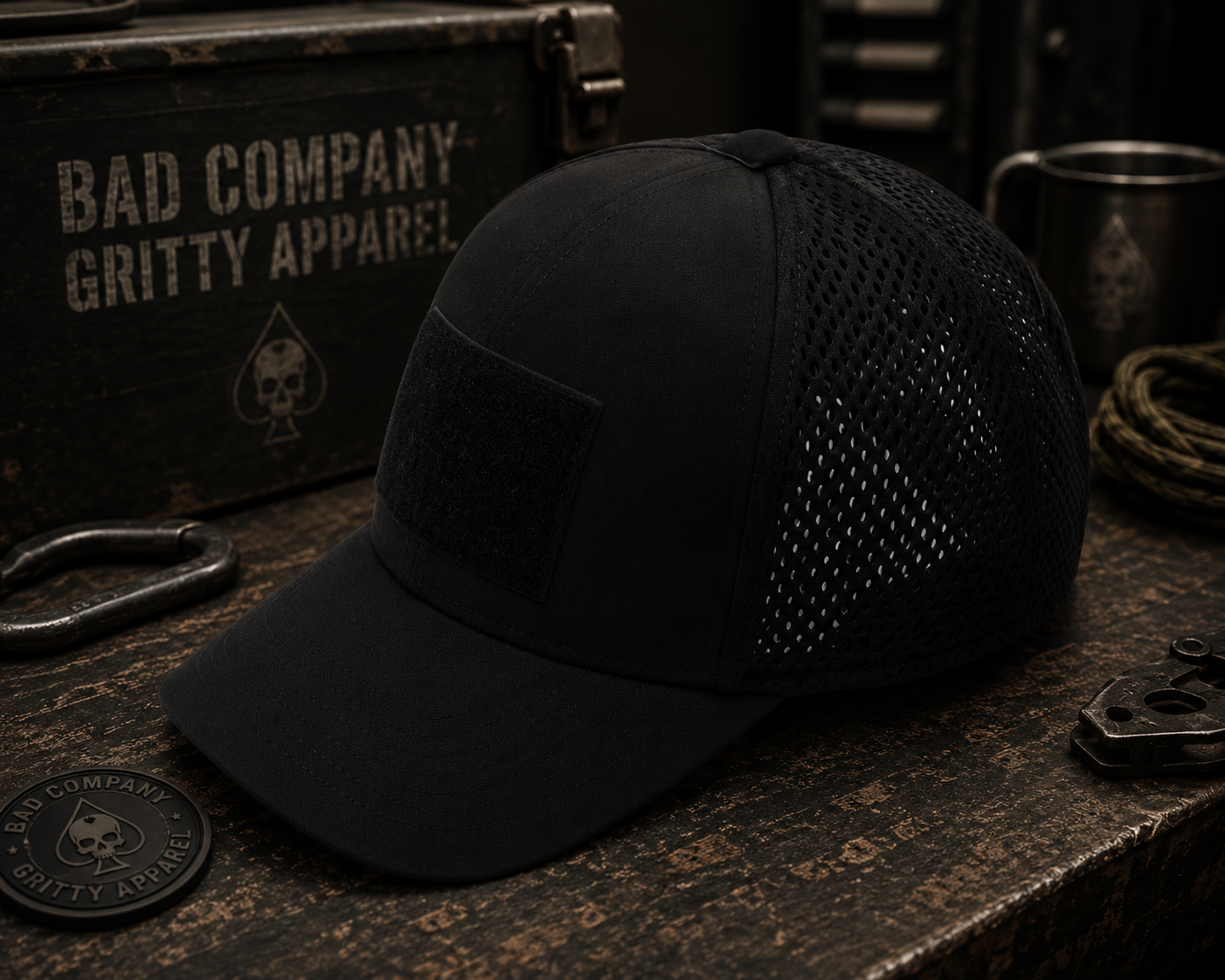 Bad Days Tactical Mesh Hat - Solid Colors