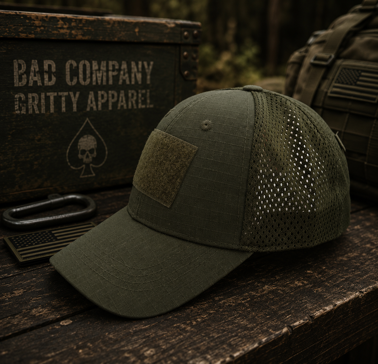 Bad Days Tactical Mesh Hat - Solid Colors
