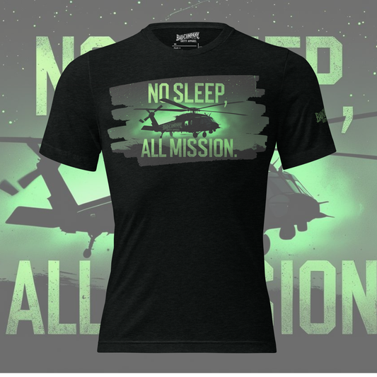 No Sleep, All Mission - Short sleeve t-shirt