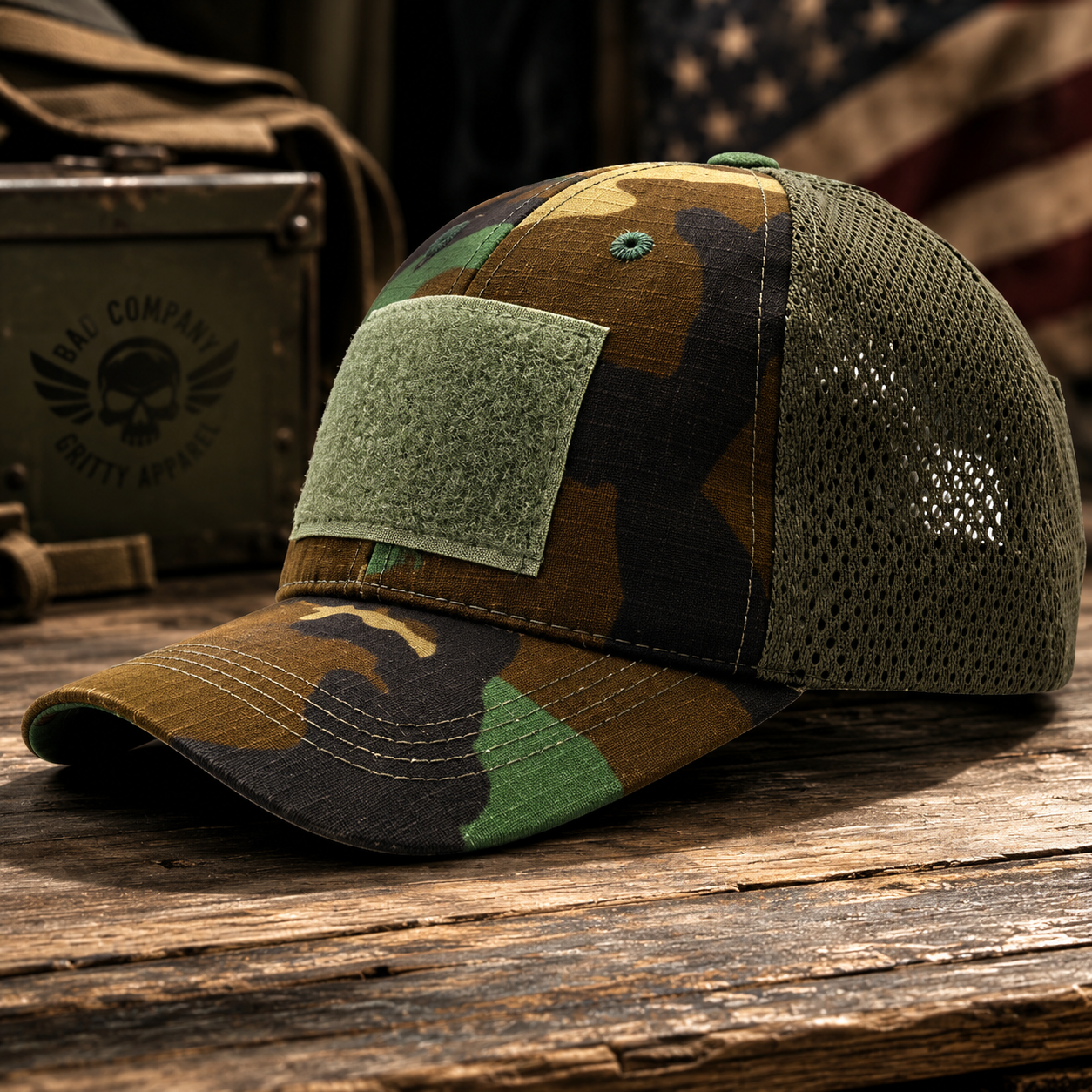 Bad Days Tactical Mesh Hat - Camo