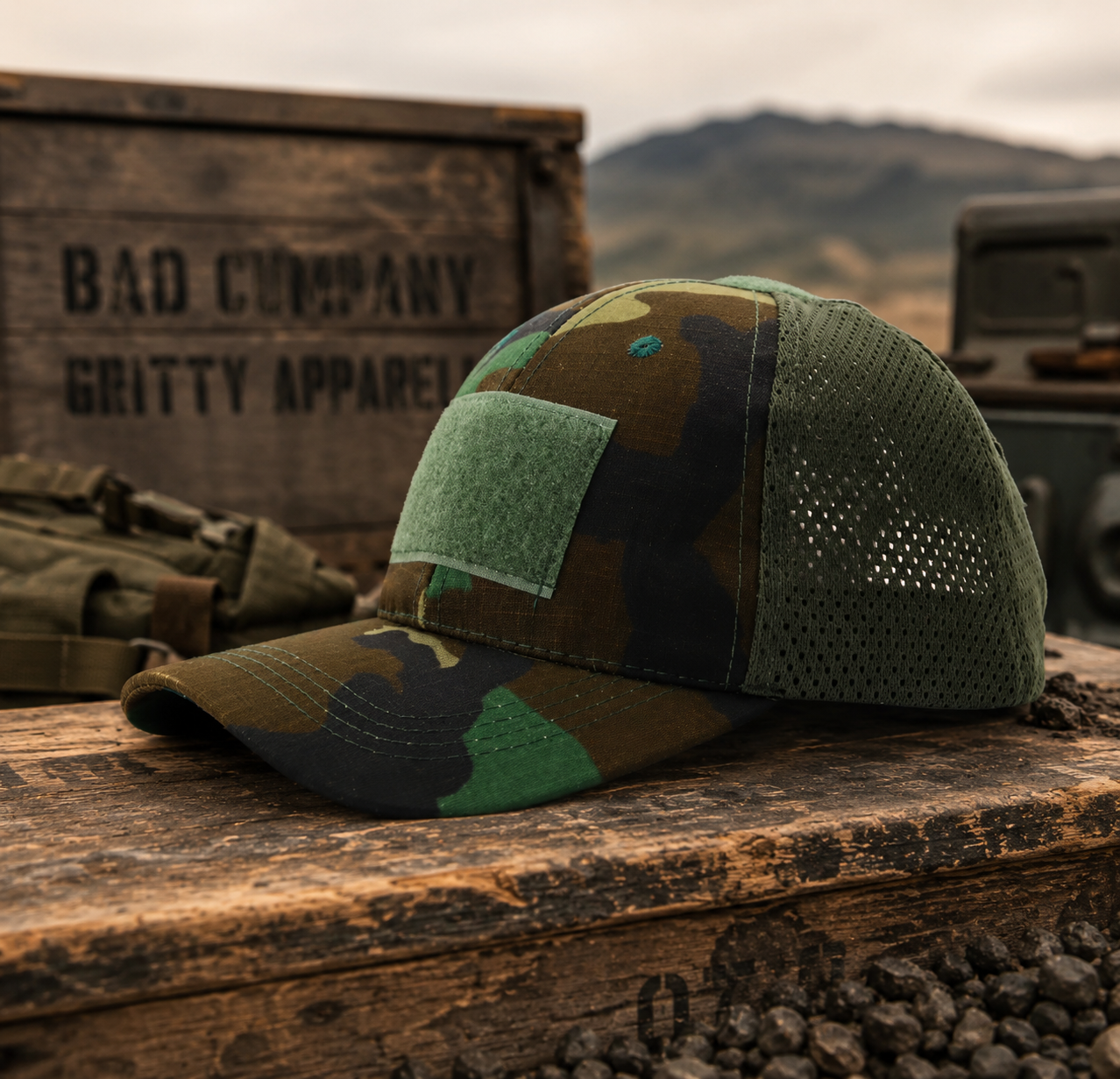 Bad Days Tactical Mesh Hat - Camo